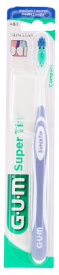 GUM Brosse à Dents SuperTip Médium 463