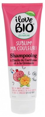 I Love Bio Sublim' Ma Couleur Shampoing Huile de Carthame et Grenade Bio 250 ml