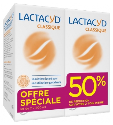 Lactacyd Classique Soin Intime Lavant Zestaw 2 x 400 ml