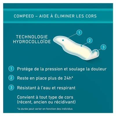 Compeed Cors Pansement Moyen Format 10 Pansements