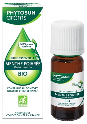 Phytosun Arôms Huile Essentielle Menthe Poivrée (Mentha piperita) Bio 10 ml