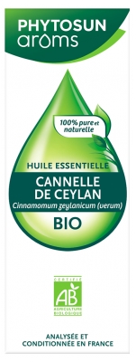 Phytosun Arôms Eterično Olje Cimet iz Cejlona (Cinnanomum zeylinacum (venum)) Bio 5 ml