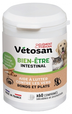 Clément Thékan Vétosan Intestinal Well-Being 60 Tablets