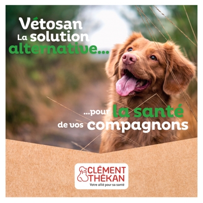 Clément Thékan Vétosan Mousse Lavante Sans Rinçage Chiens et Chats 150 ml