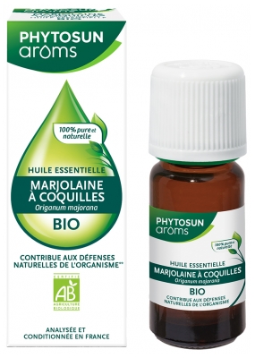 Phytosun Arôms Huile Essentielle Marjolaine à Coquilles (Origanum majorana) Bio 5 ml