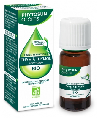 Phytosun Arôms Luomu Timjami Eteerinen Öljy Tymolilla (Thymus zygis) 10 ml