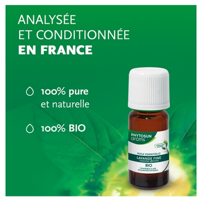 Phytosun Arôms Huile Essentielle Lavande Fine (Lavandula officinalis) Bio 10 ml