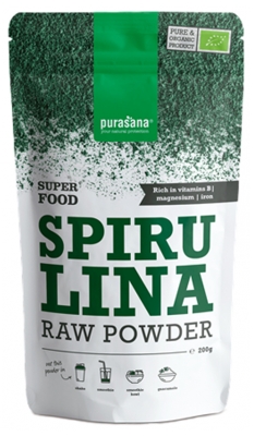 Purasana Spirulina Powder Organic 200g