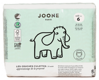 Joone Couches-Culottes Taille 6 (16-30 kg) 26 Unités - Couleur : Malo Bleu