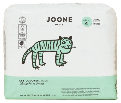 Joone Couches Taille 4 (7-14 kg) 24 Unités