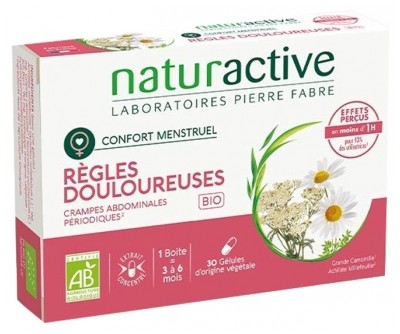 Naturactive Pijnlijke Menstruatie Biologisch 30 Capsules