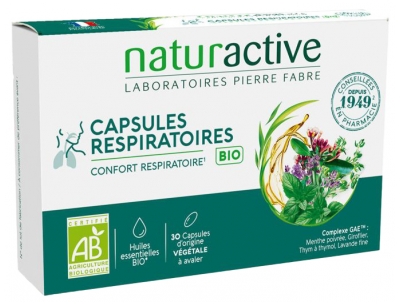 Naturactive Capsules Respiratoires Bio 30 Capsules