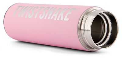 Sticlă Izotermă Cald sau Rece Twistshake 420 ml - Culoare: Roz pastel