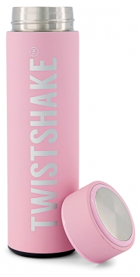 Twistshake Botella Isotérmica Caliente o Fría 420 ml - Color: Rosa Pastel
