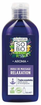 Léa Nature SO BIO étic Aroma Huile de Massage Relaxation Bio 100 ml