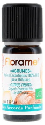 Florame Citrus Essential Oils for Diffusion Organic 10 ml