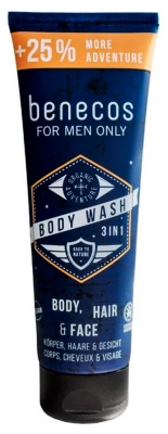 Benecos For Men Only Organiczny żel pod Prysznic 3 w 1 250 ml