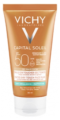 Vichy Capital Soleil BB Émulsion Toucher Sec Teintée SPF50 50 ml