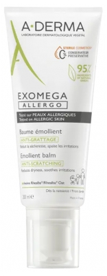 A-DERMA Exomega Allergo Baume Émollient Anti-Grattage 200 ml