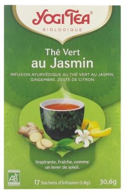 Yogi Tea Grönt Jasminte Ekologiskt 17 Påsar