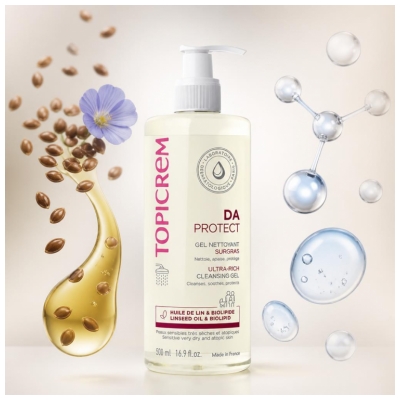 Topicrem DA Rückfettendes Reinigendes Gel 500 ml
