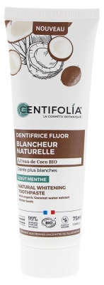 Centifolia Dentifrice Fluor Blancheur Naturelle Bio 75 ml