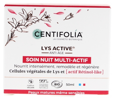 Centifolia Lys Active Soin Nuit Multi-Actif Bio 50 ml