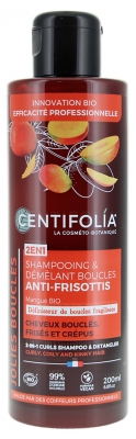 Centifolia Organic 2-in-1 Anti-Frizz Curls Shampoo and Detangler 200 ml