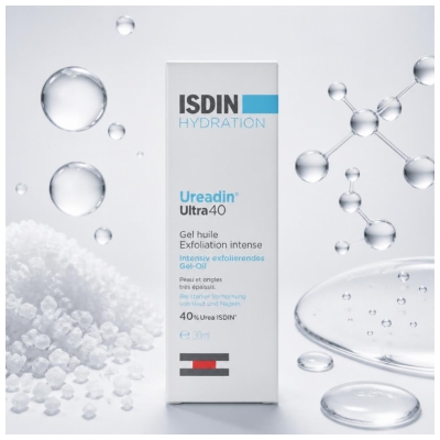 Isdin Ureadin Ultra40 Gel Ulei Exfoliere Intensă 30 ml