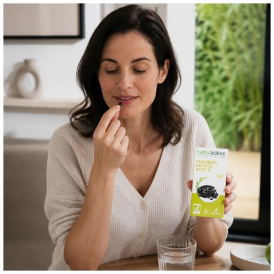 Naturactive Aktivierte Bio-Vegetarierkohle 60 Kapseln