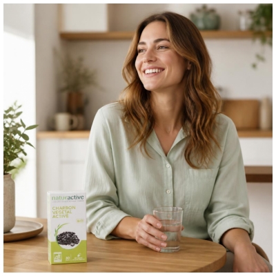 Naturactive Aktivierte Bio-Vegetarierkohle 60 Kapseln