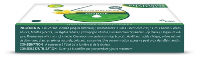 Phytosun Arôms 24 Pastilles Gorge Sans Sucres Citron