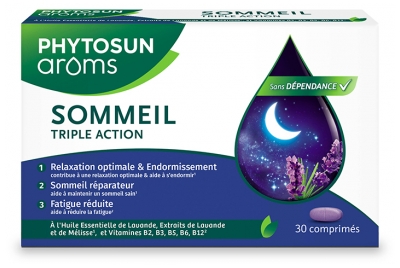 Phytosun Arôms Sleep Triple Action 30 Tablets