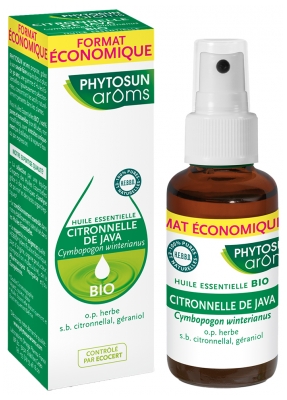 Phytosun Arôms Ulei Esențial Citronella de Java (Cymbopogon winterianus) Bio 30 ml