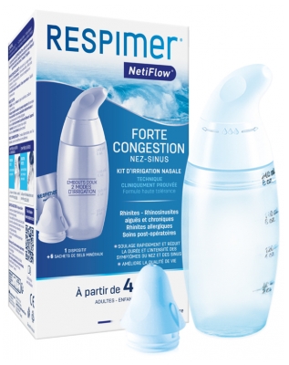 Laboratoire de la Mer Respimer NetiFlow Nasal Irrigation Kit 1 Device + 6 Sachets