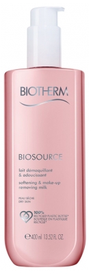 Biotherm Biosource Puhdistusmaito & Pehmentävä 400 ml