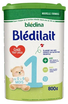 Blédina Blédilait 1er Âge de 0 à 6 Mois 800 g