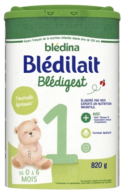 Blédina Blédilait Blédigest 1. Wiek od 0 do 6 Miesięcy 820 g