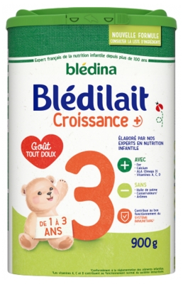 Blédina Blédilait Crescimento+ 3 de 1 a 3 Anos 900 g