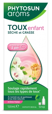 Phytosun Arôms Trockener und Fetter Husten Kindersaft 120 ml