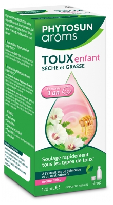 Phytosun Arôms Trockener und Fetter Husten Kindersaft 120 ml