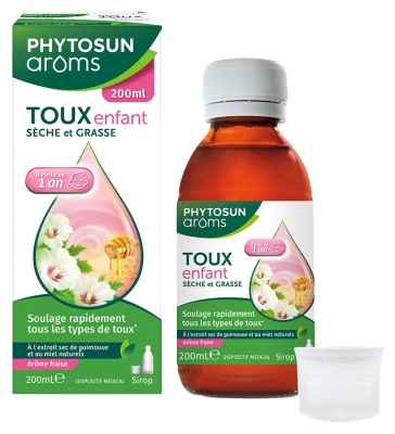 Phytosun Arôms Trockener und Fetter Husten Kindersaft 120 ml