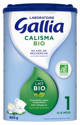 Gallia Calisma 1. Alter 0-6 Monate Organisch 800 g