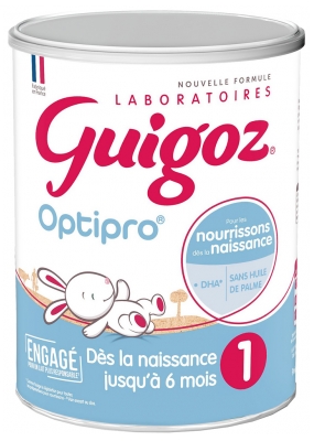 Guigoz Optipro 1 Lait 1er Âge Dès la Naissance Jusqu'à 6 Mois 780 g