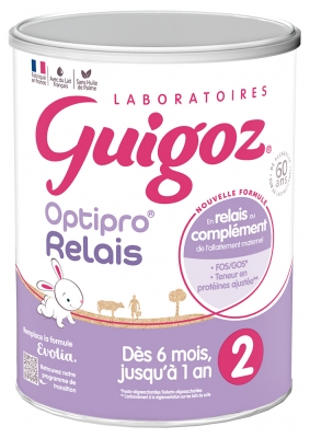 Guigoz Optipro Relais 2ª Idade A Partir de 6 Meses 800 g