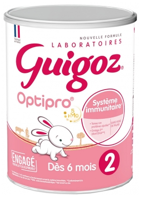 Guigoz Optipro 2 Lait 2ème Âge Dès 6 Mois 780 g