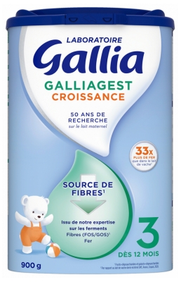 Gallia Gest Wachstum 3. Lebensjahr +12 Monate 900 g