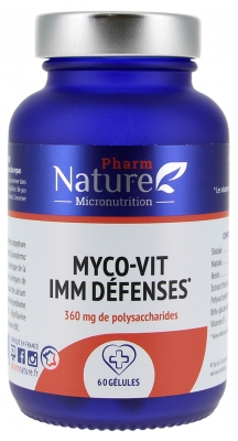 Pharm Nature Myco-Vit IMM Défenses 60 Capsules