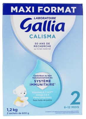 Gallia Calisma 2ª Idade 6-12 Meses 1,2 kg