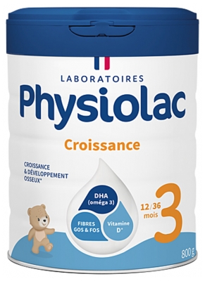 Physiolac Growth 3 From 12 to 36 Months 800g